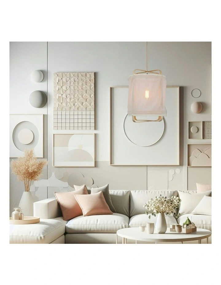 Bohan Pendant Light Large in Beige