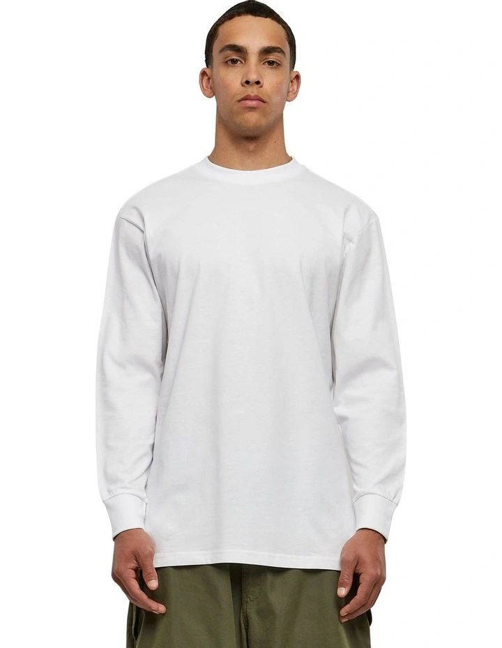 Long Sleeve Tall Tee in White