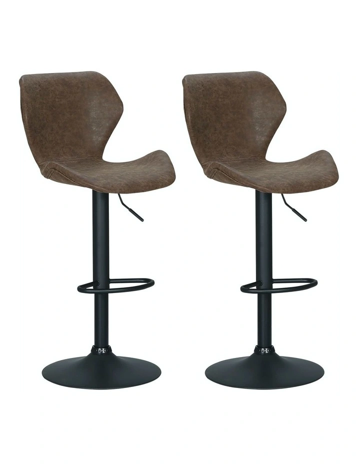 Frawley Kitchen Bar Stools in Brown