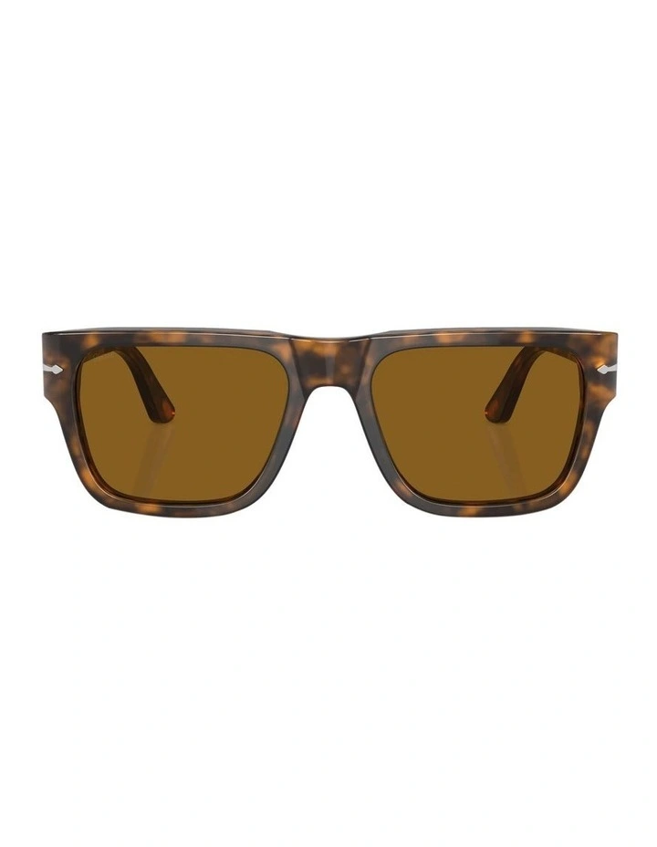 PO3348S Sunglasses in Brown