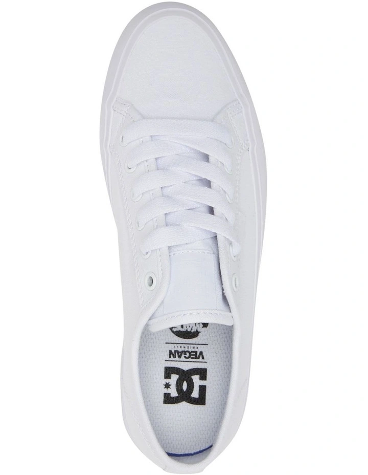 Manual Platform Shoes In White
