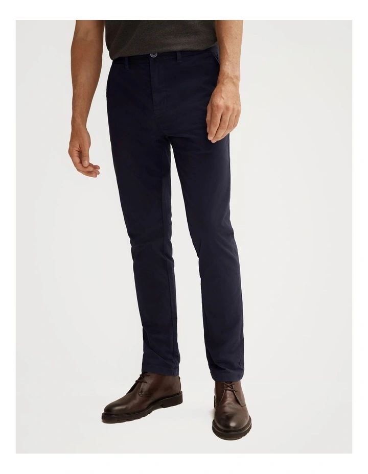 Slim Chino Pant in Midnight Blue