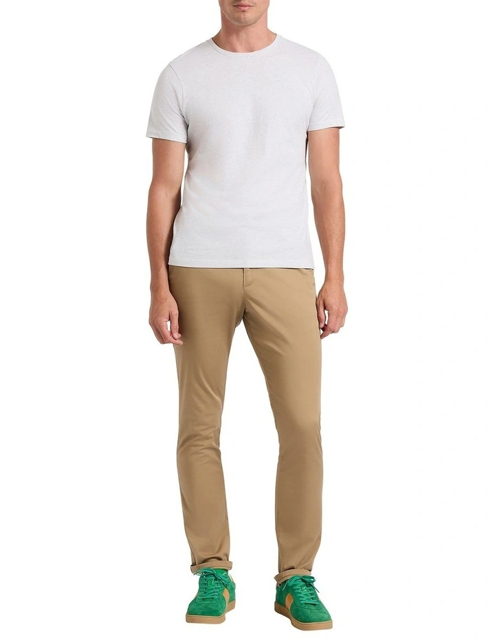 Marle Brando Crew Neck T-shirt in Limestone