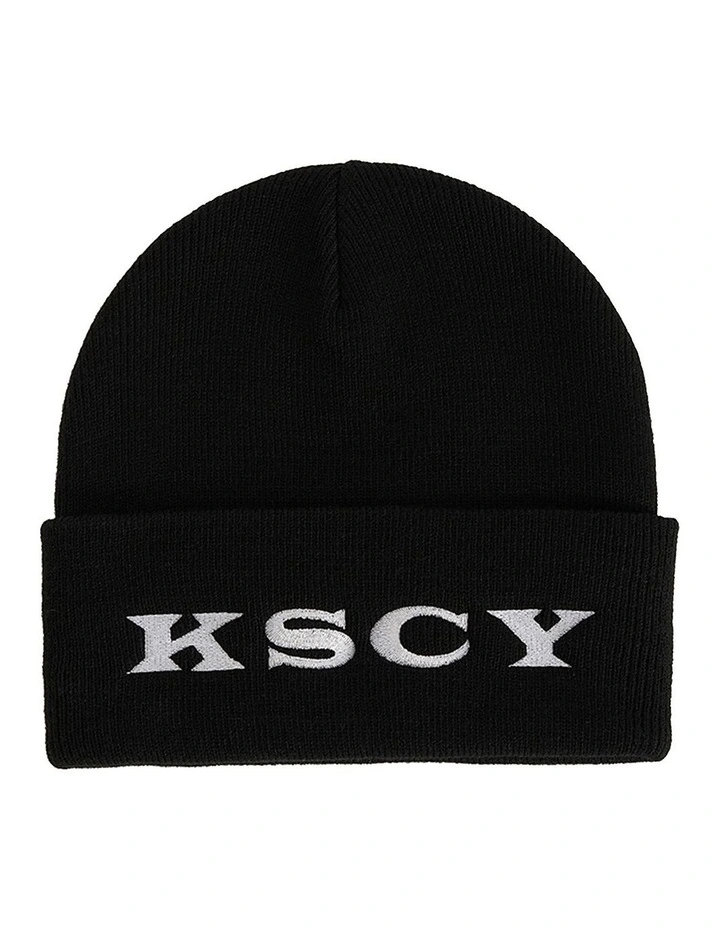 Blaby Beanie in Jet Black