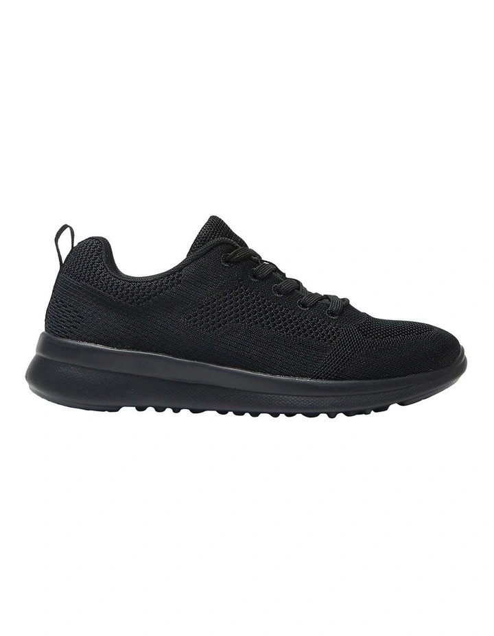 Quantum Sneakers in Black on Black
