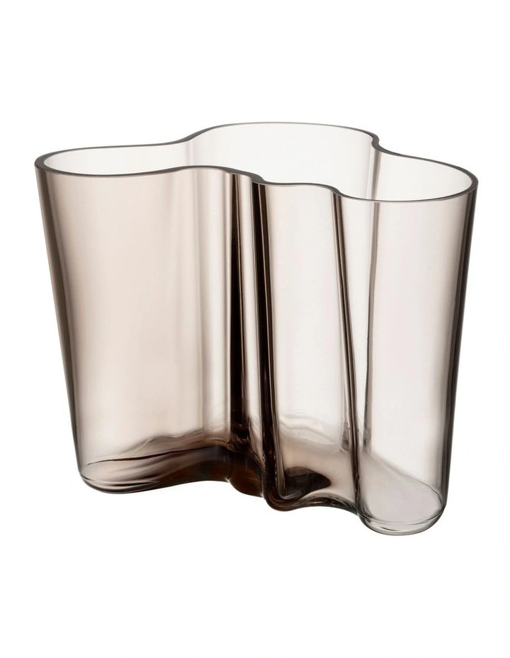 Alvar Aalto Collection 16cm Glass Vase Linen