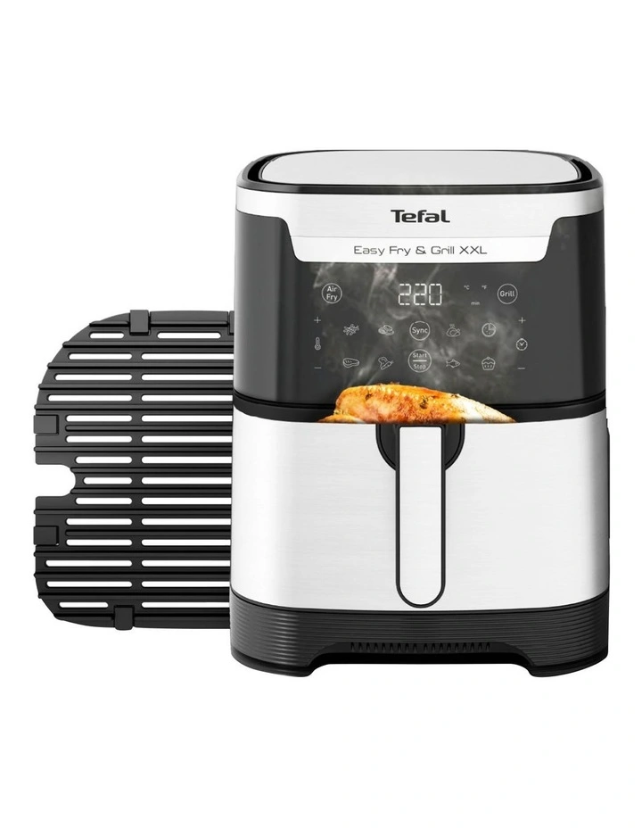 Easy Fry & Grill XXL FlexCook Air Fryer in Black/Silver