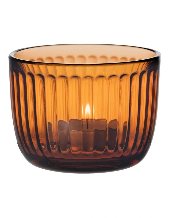 Raami Tealight Candleholder 9cm in Orange