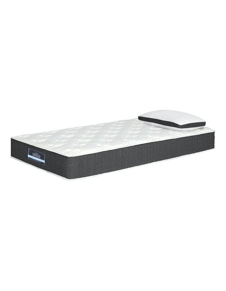 Medium Soft Single Mattress With Pillow 18cm in Multi