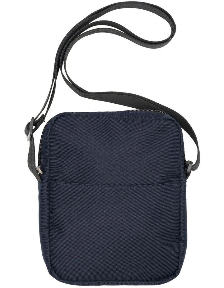Script Cross Body Bag in Navy