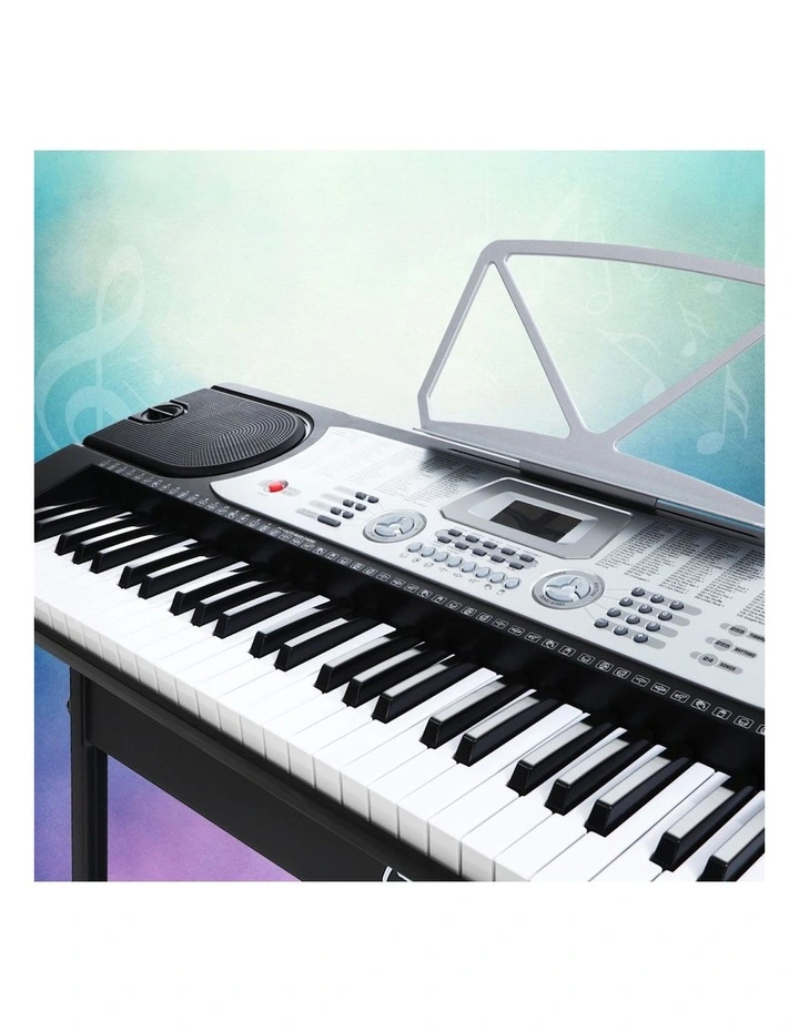 61 Keys Electronic Keyboard with Music Stand for Beginner