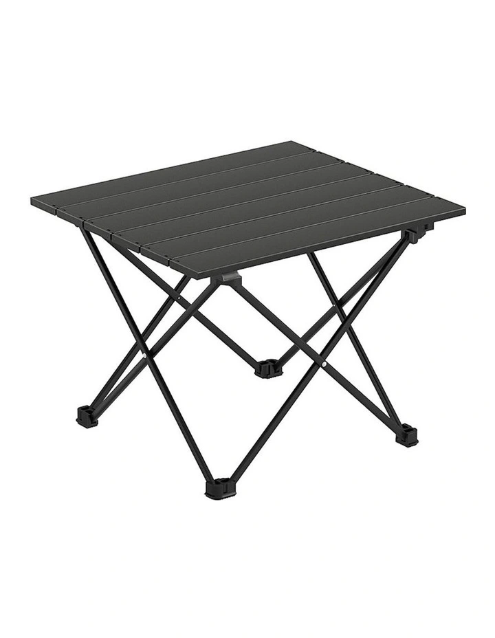 Folding Camping Table Roll Up Outdoor Picnic BBQ Aluminium Desk 40cm