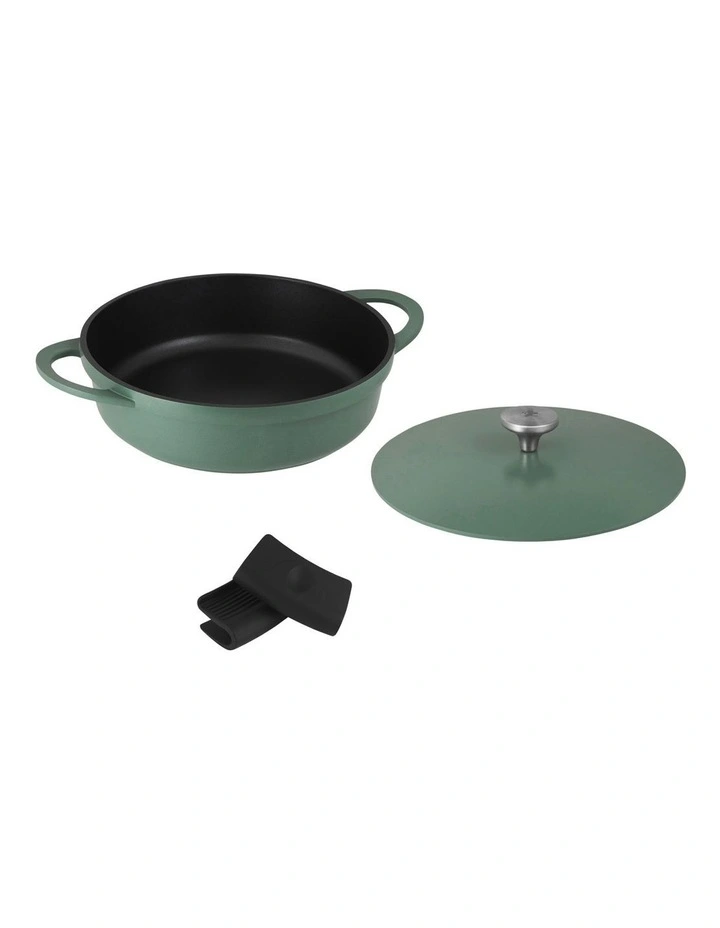 Agile Non-Stick Shallow Casserole 28cm/4L in Sage