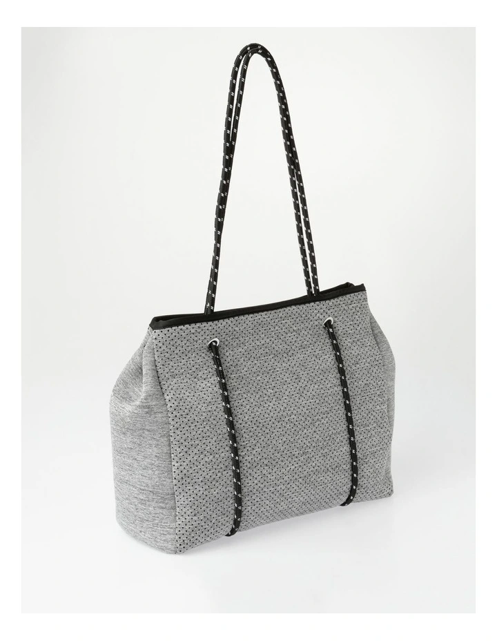 Positano Grey Marle Top Handle Tote Bag