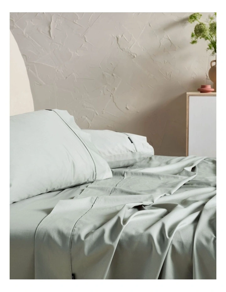 Augusta 500TC Sheet Set in Green Gum
