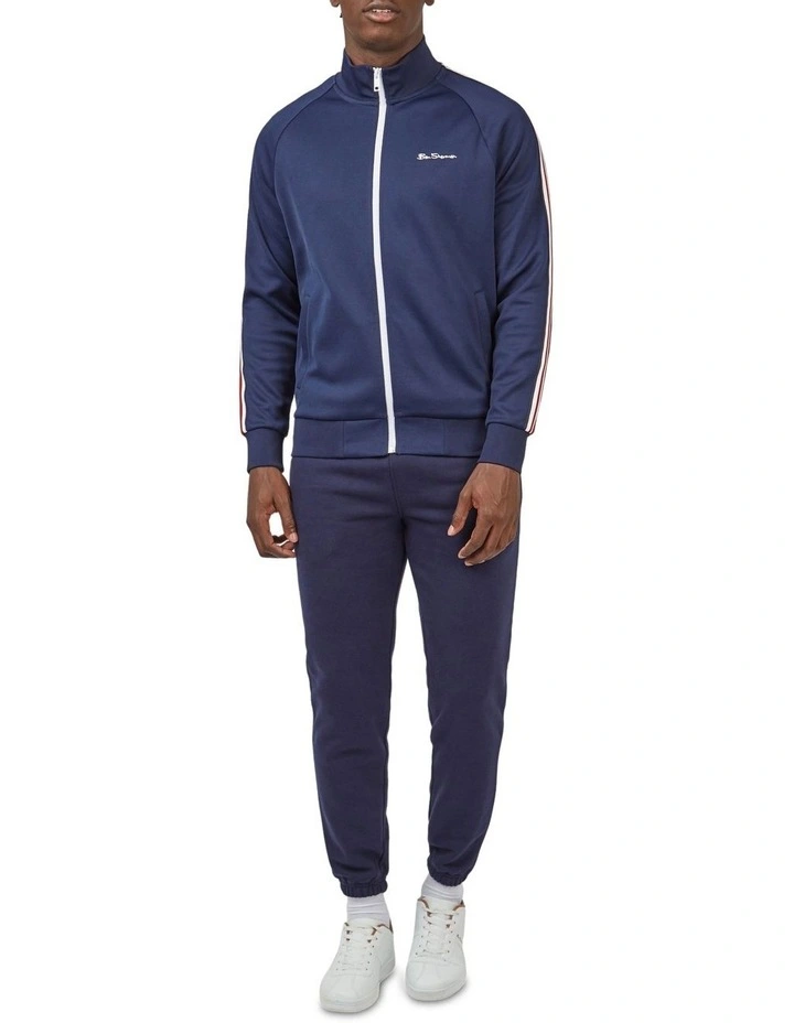 House Taped Track Top in Blue