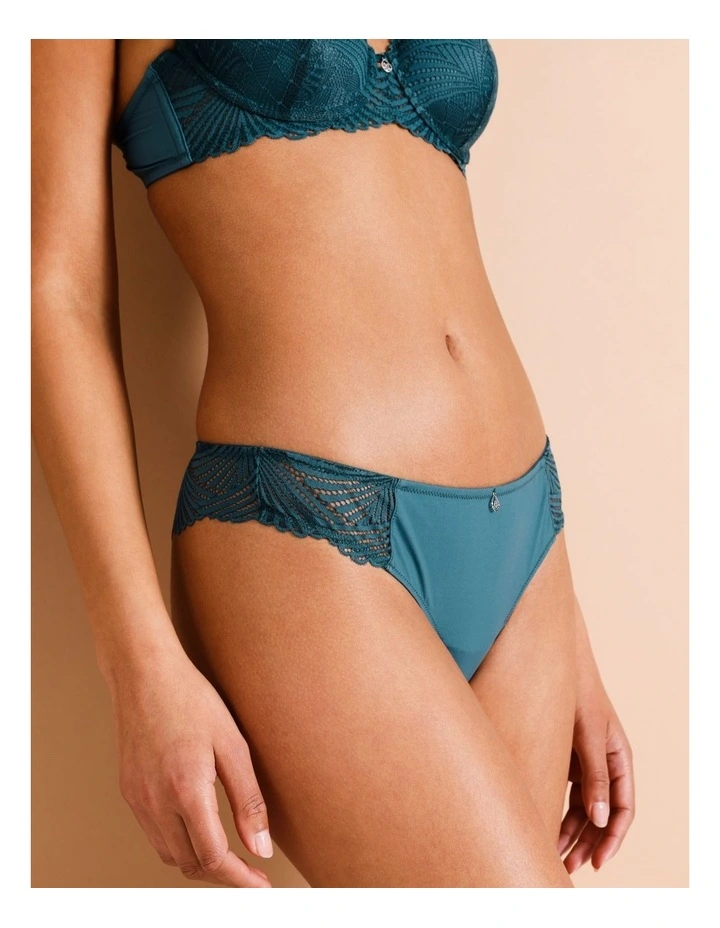 Harlow G-string in Teal