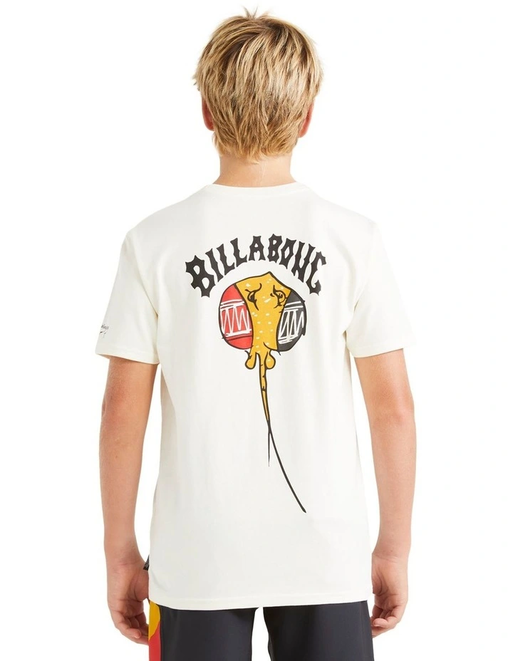 King Stingray Warrkarryun T-shirt in Off White