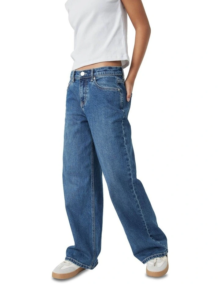 Gigi Baggy Fit Jean in Vintage Mid Blue