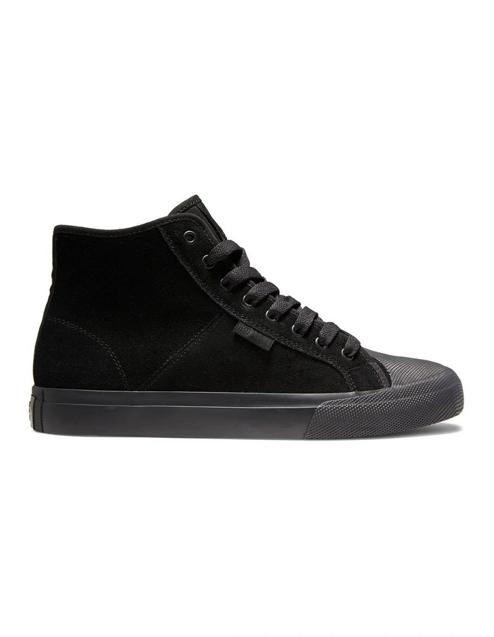 Manual Hi Top Black Skate Shoe