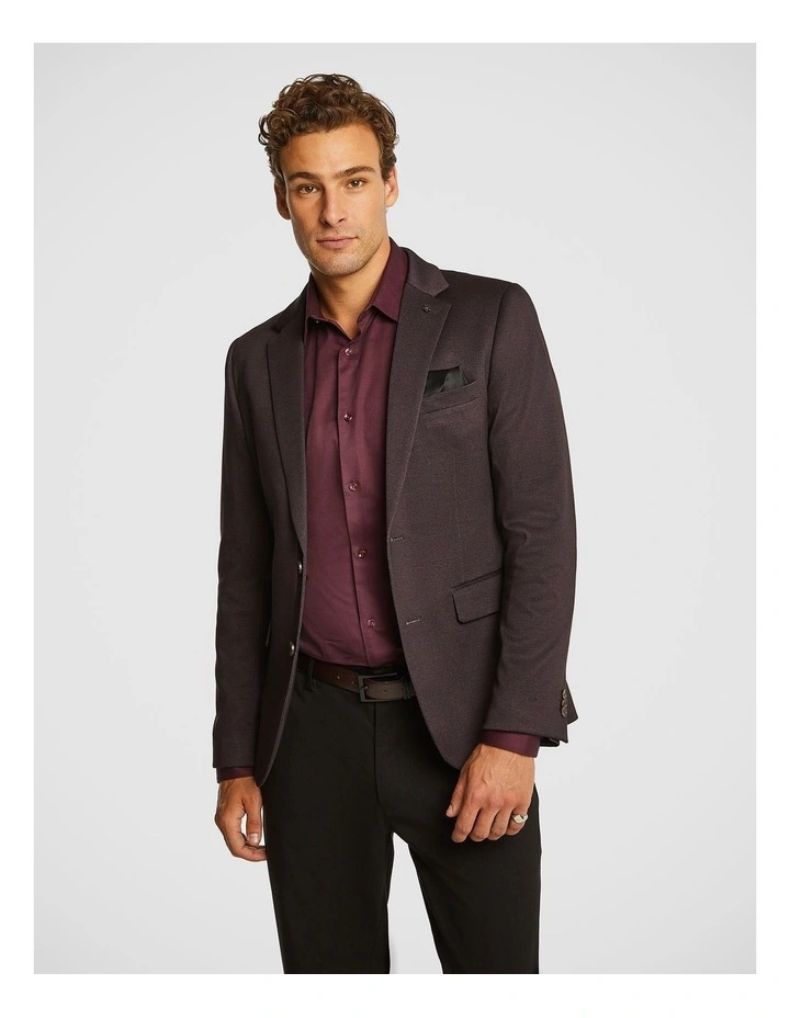Jessie Blazer in Burgundy