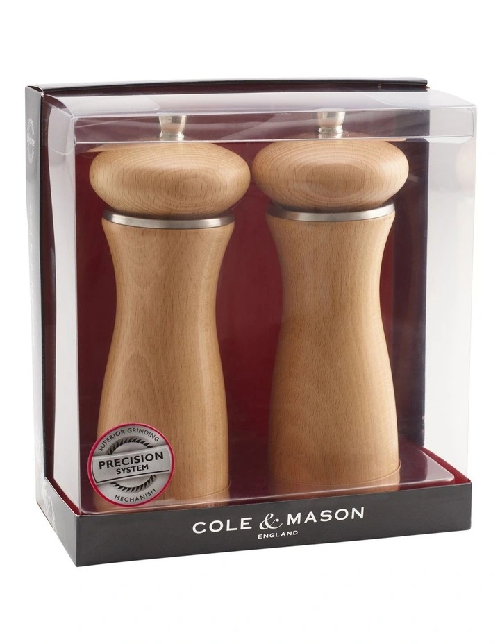 Sherwood Seasoning Mill Gift Set Beech Wood in Brown