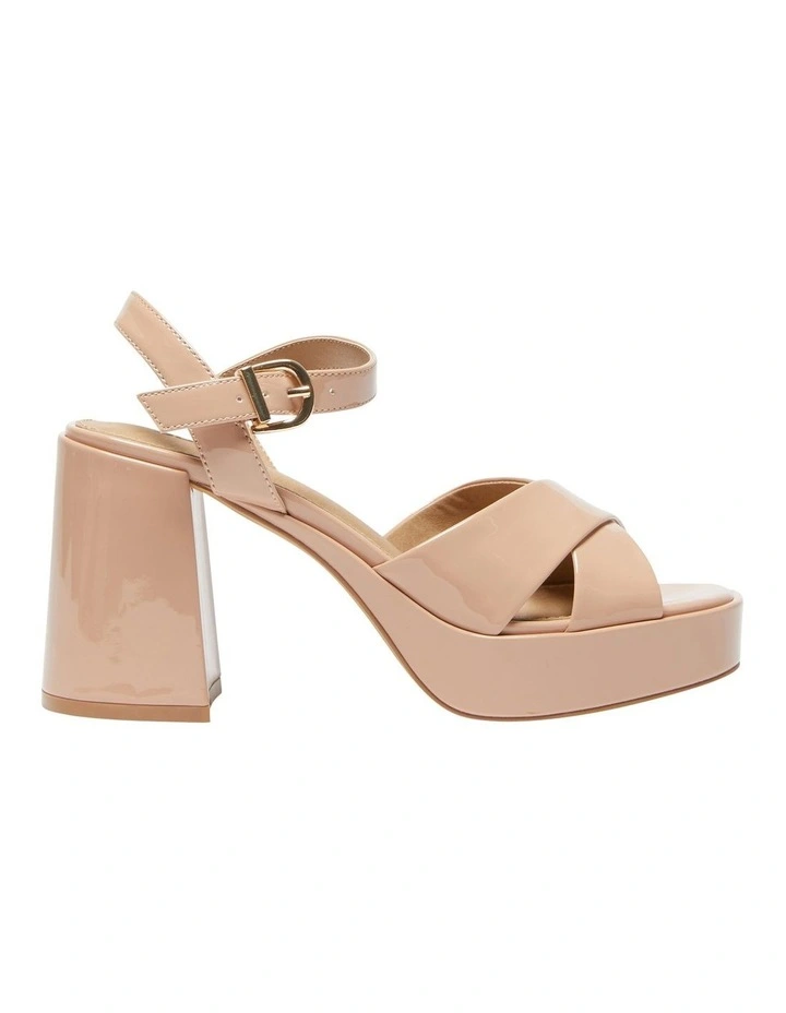 Sienna Sandals in Nude Patent