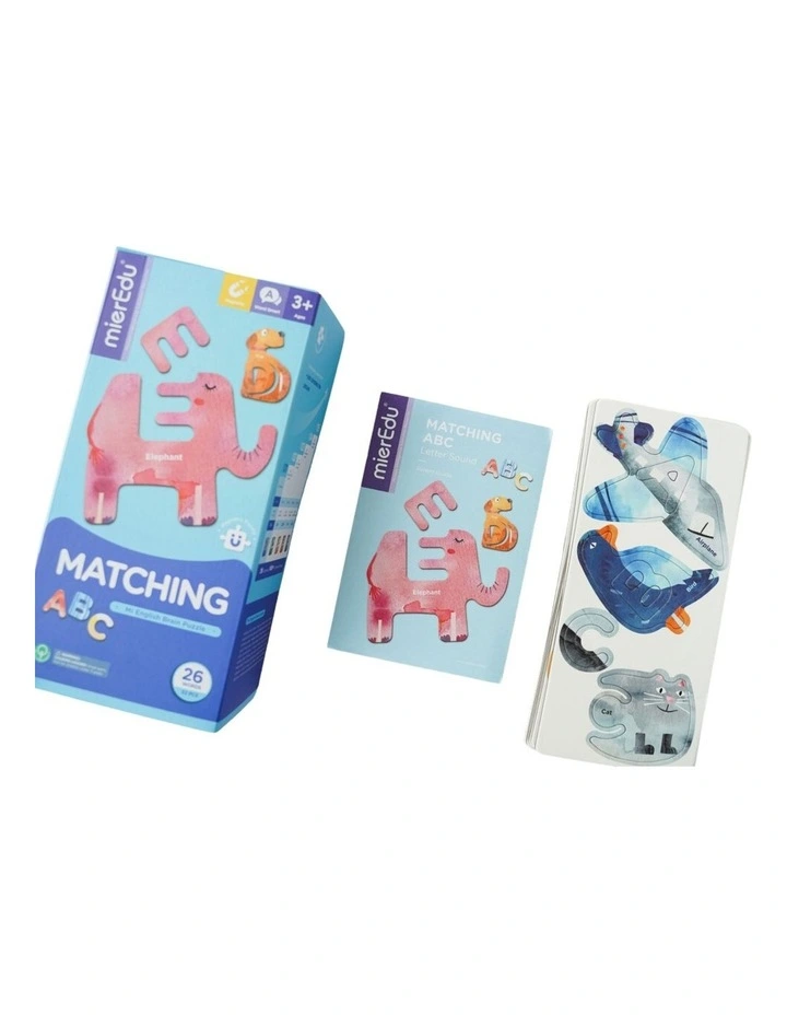 English Brain Matching ABC Puzzle