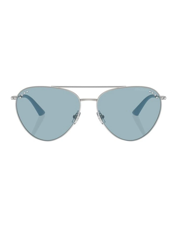 JC4002B Sunglasses in Silver
