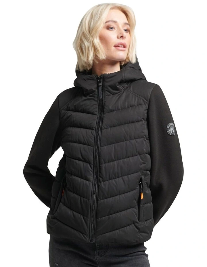 Hood Storm Hybrid Padded Jacket in Black