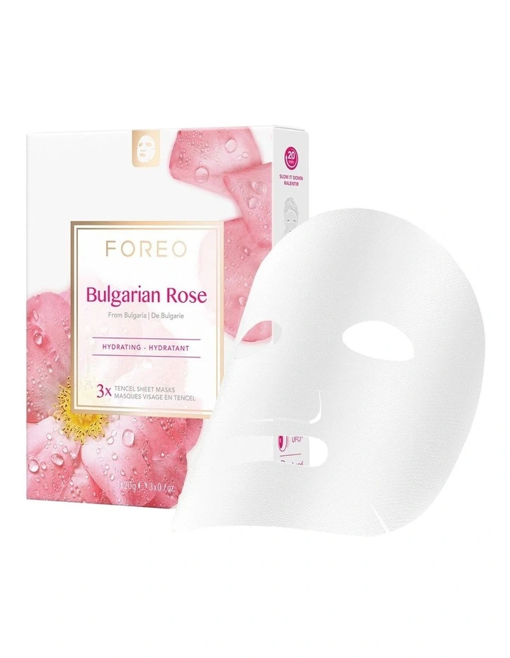 Bulgarian Rose Farm To Face Sheet Mask 3 Pack