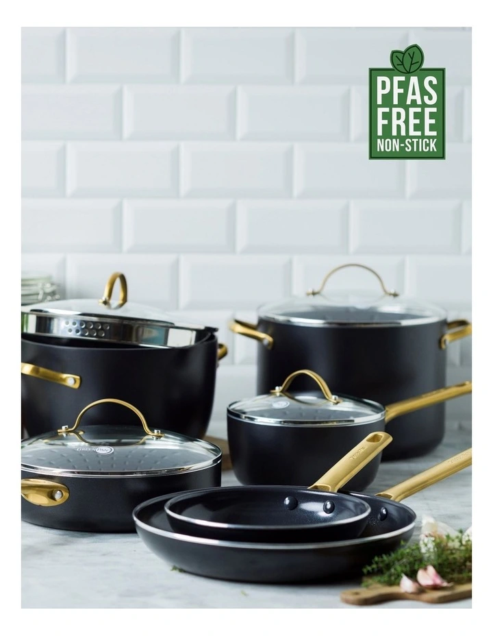 Padova 6 Piece Cookware Set in Black