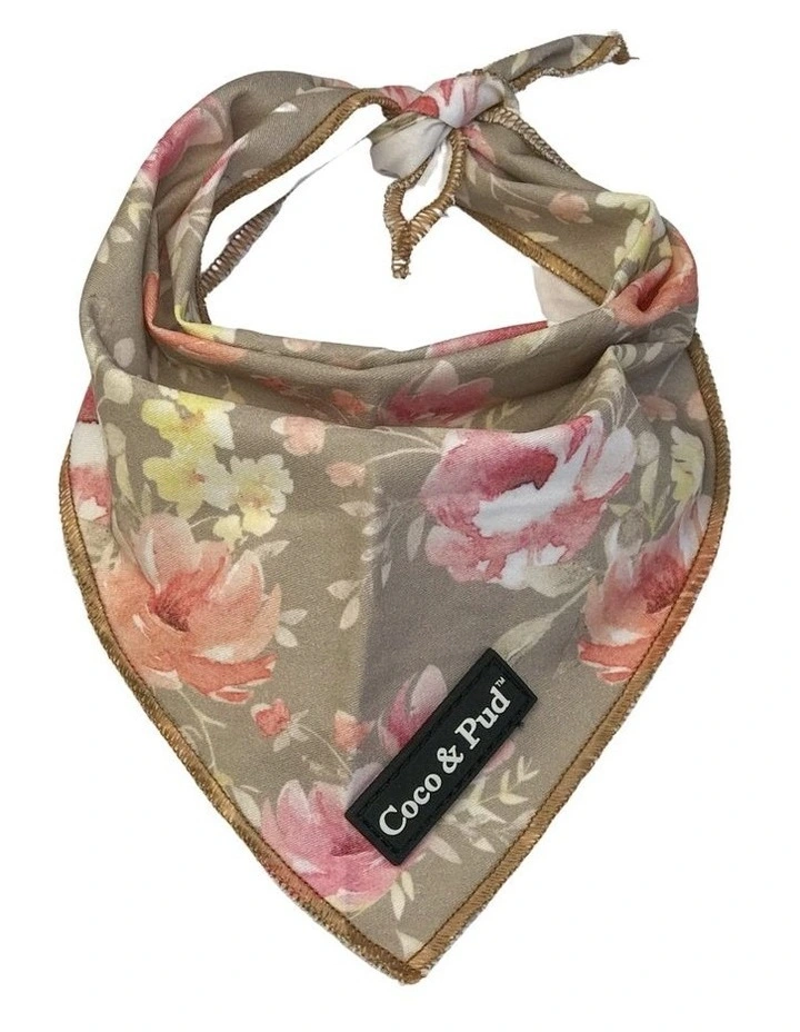 NEW! Coco & Pud Vintage Garden Cotton Dog Bandana