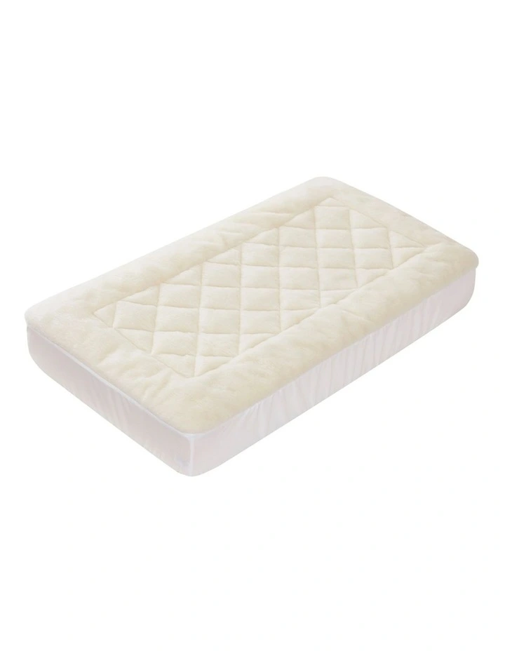 Australian Wool Cot Underlay in Cream