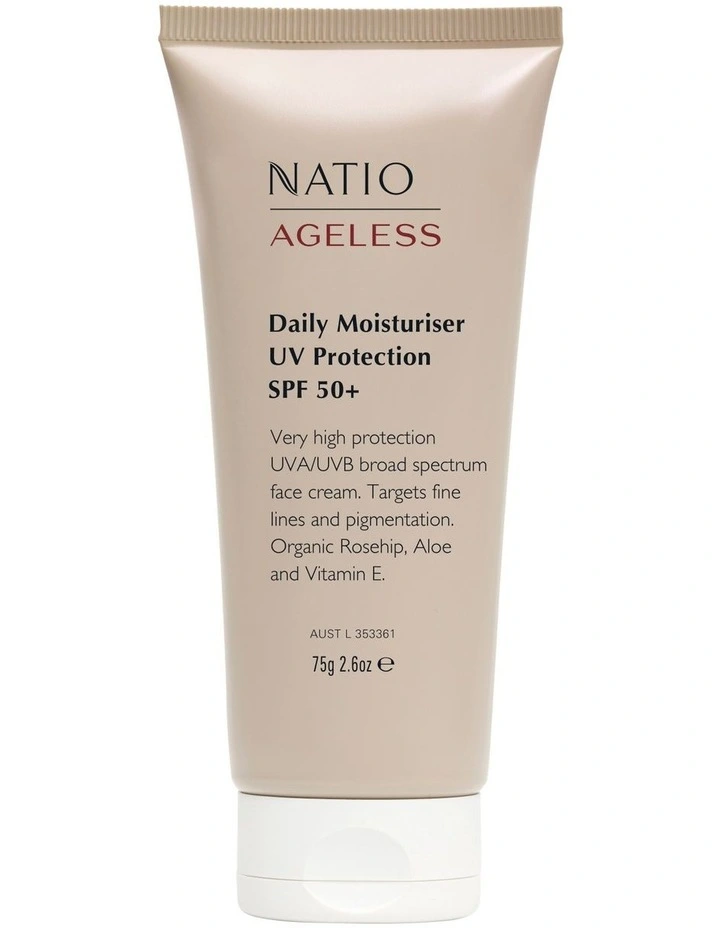 Ageless UV Protection SPF50+ Daily Moisturiser 75g