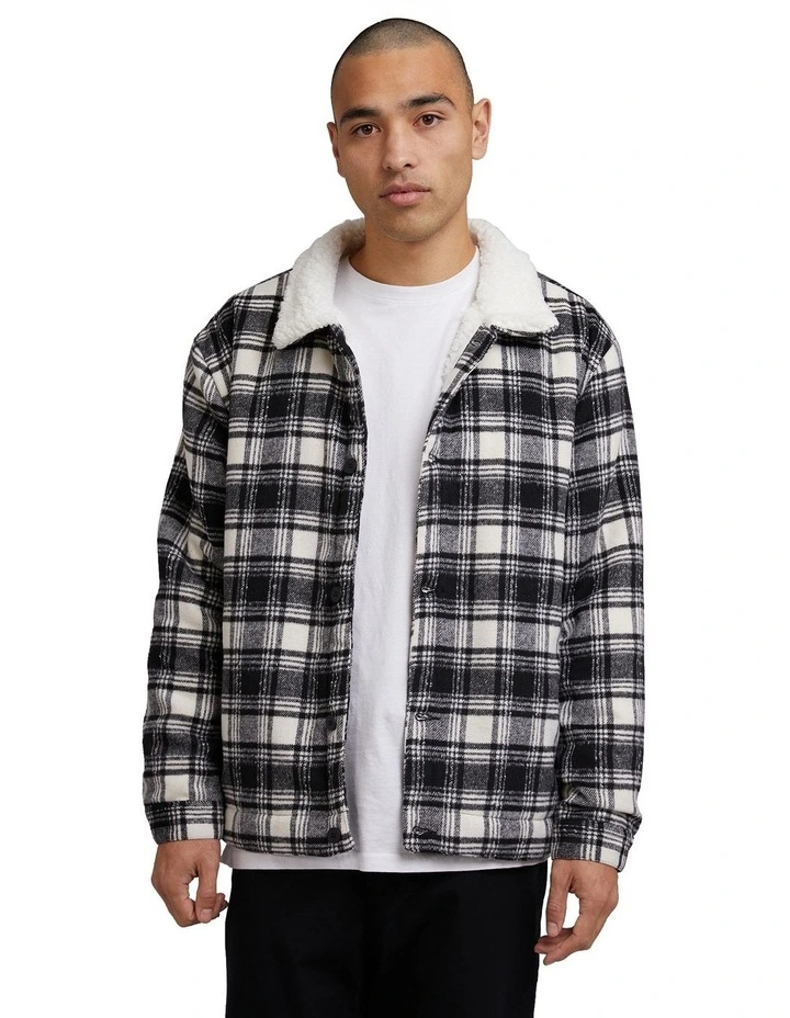 Sherling Lined Jacket in Multi