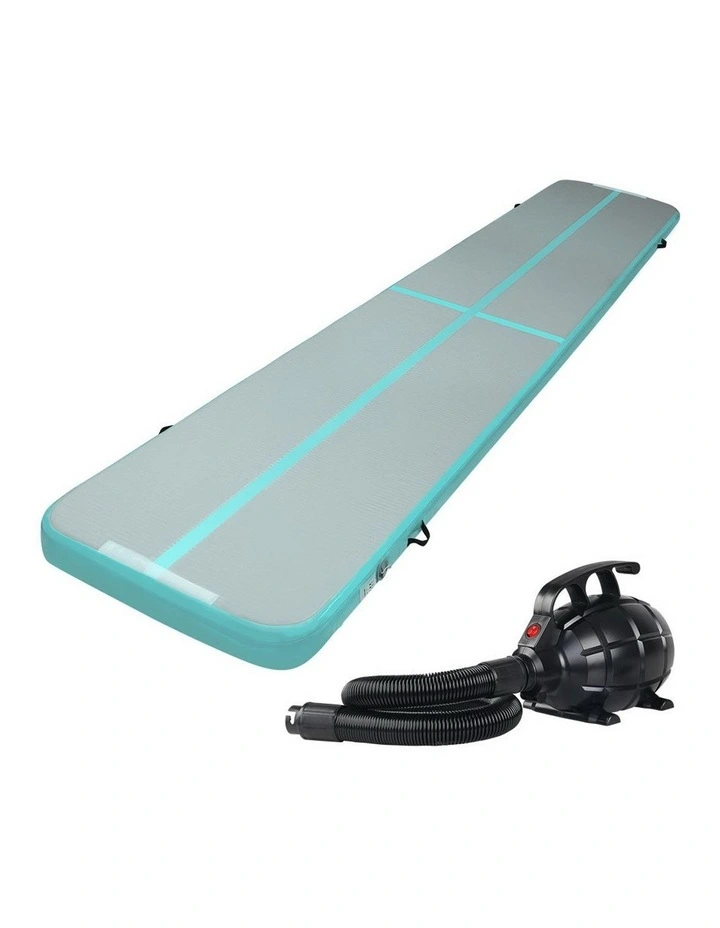 GoFun 5X1M Inflatable Air Track Mat Pump Tumbling Floor Gymnastics Green