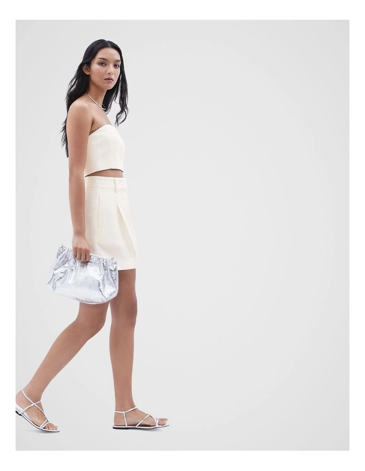 Seam Detail Bandeau in Stone