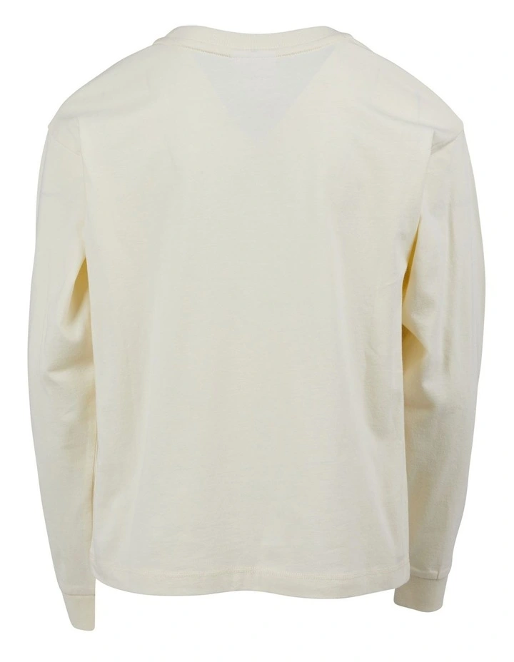 Day Dreamer Long Sleeve T-shirt (8-16 Years) in Vintage White