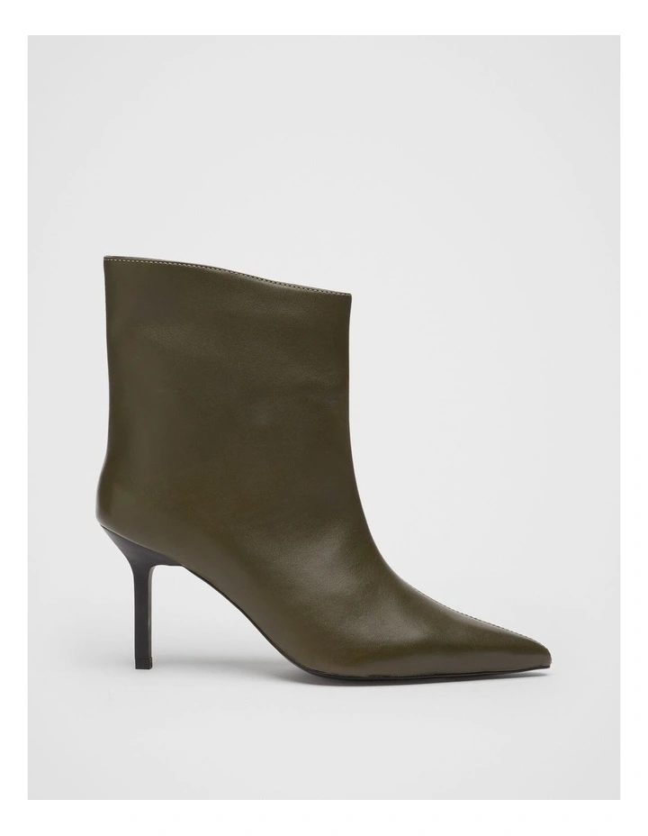 Soho Leather Boot in Khaki