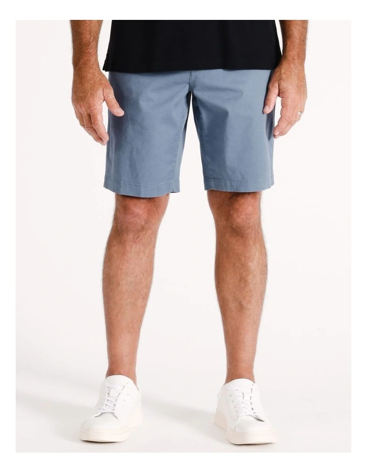 Newport Stretch Chino Shorts in Arctic Blue