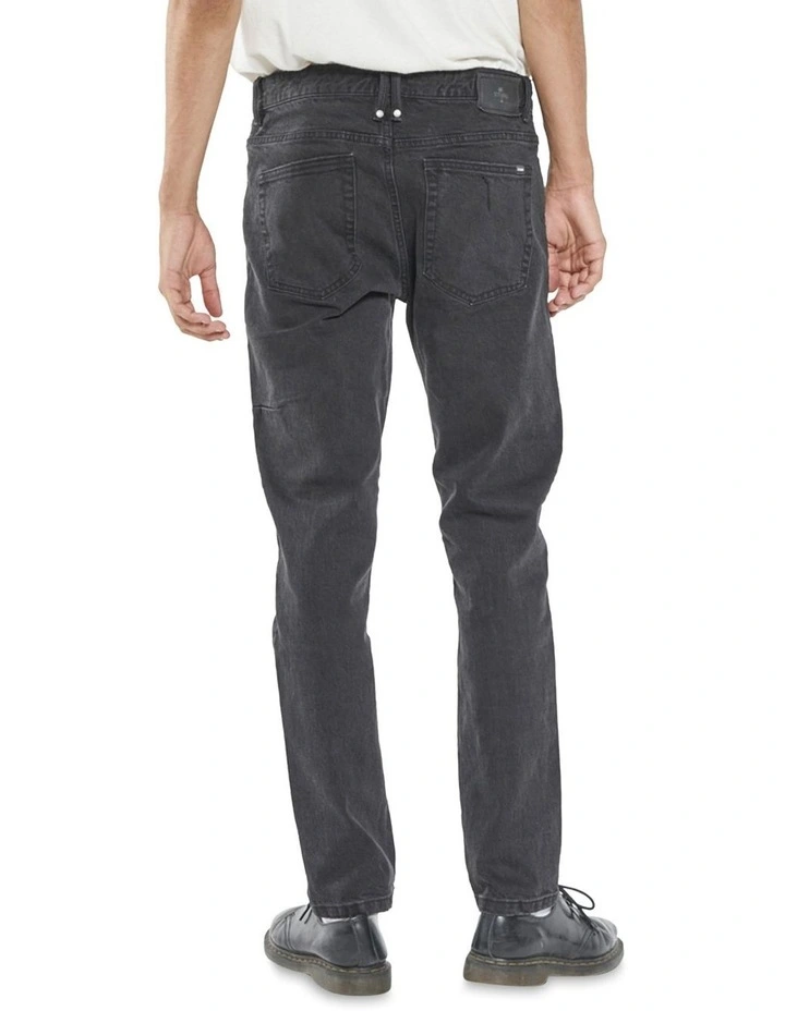 Bones Denim Jean In Aged Black