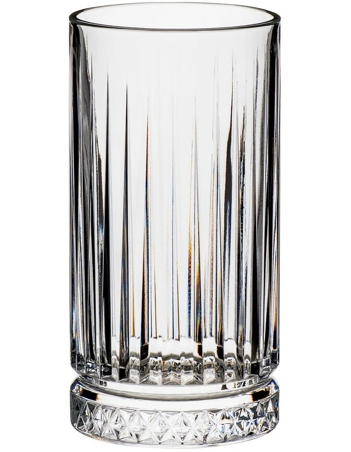 Cocktail & Co Atlas Highball Glass 435ml Set Of 2 Gift Boxed in Clear