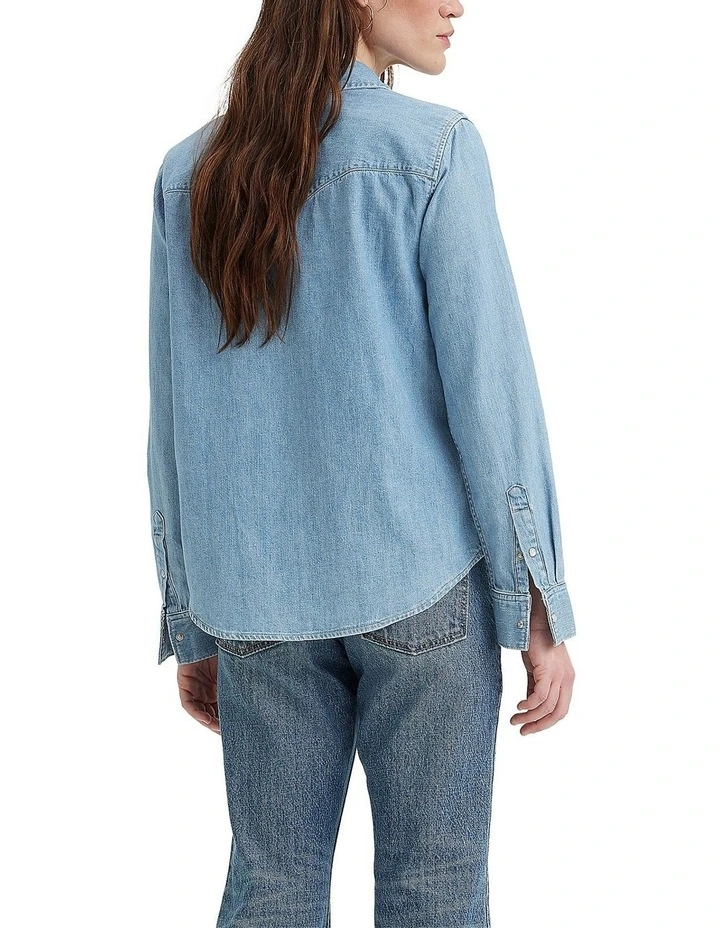 Essential Western Shirt in Old 517 Blue