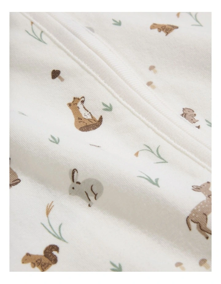 Organically Grown Cotton Woodlands Jumpsuit in Marshmallow