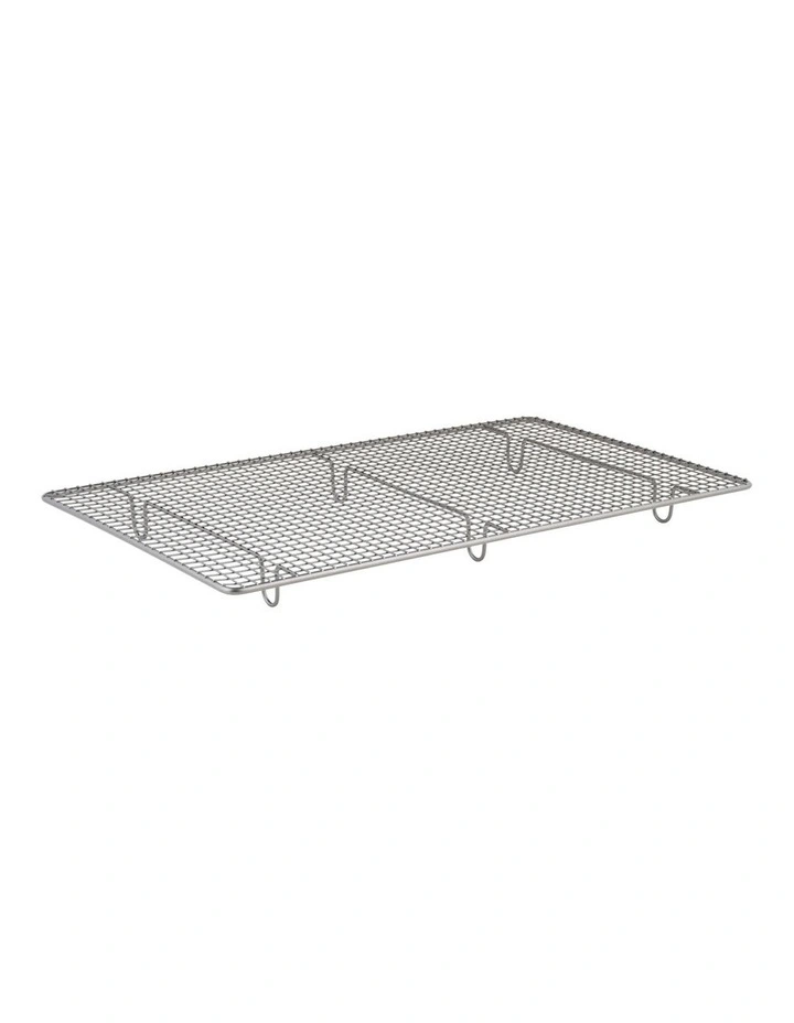 BakerMaker Non-Stick Cooling Tray 46x26cm in Silver