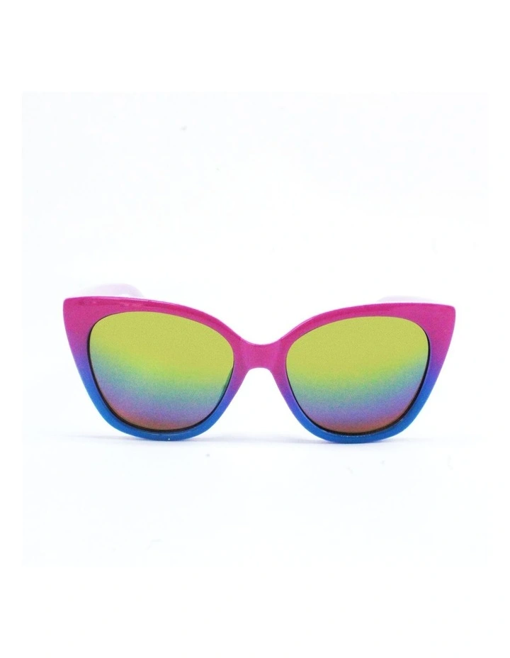 Cat Eye Sunglasses in Pink/Blue