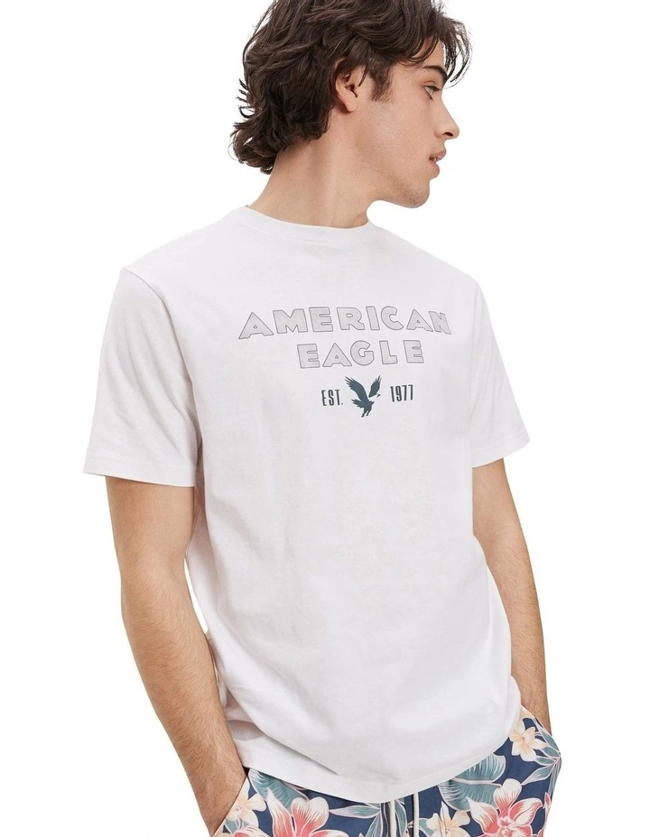 Super Soft Logo Graphic T-shirt in White