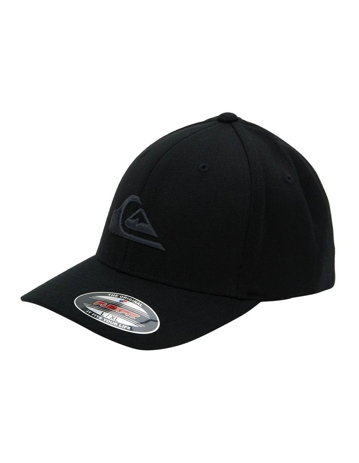 Mountain and Wave Flexfit Cap in Black