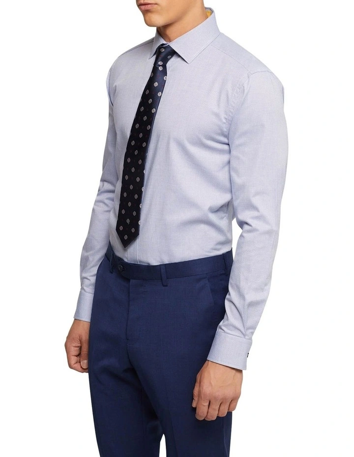 Beckton Dobby Shirt in Navy